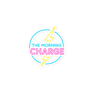The Morning Charge Logo Sticker