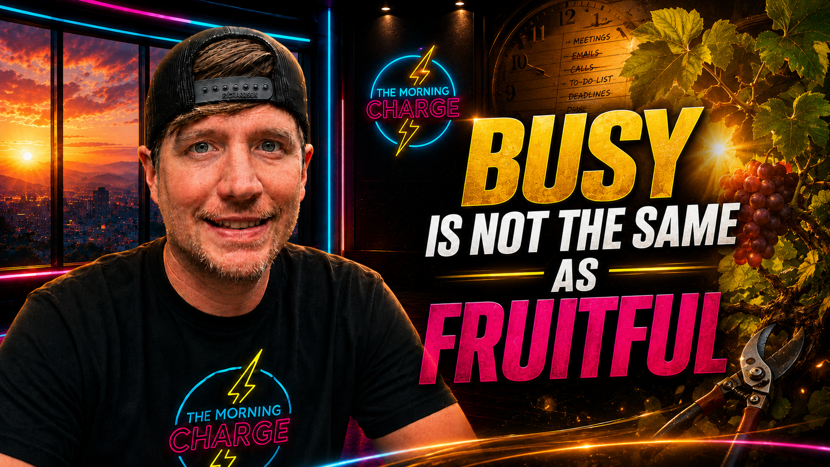 Busy Is Not the Same as Fruitful | Morning Charge Blog